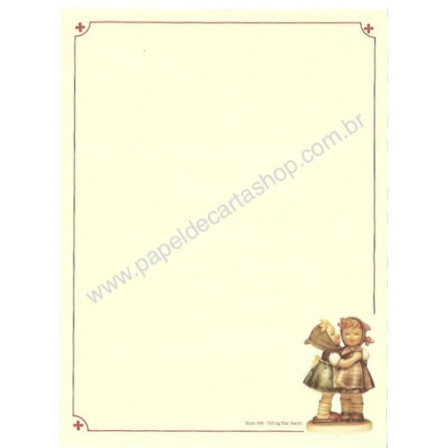 Papel de Carta Hum 196 - Telling Her Secret