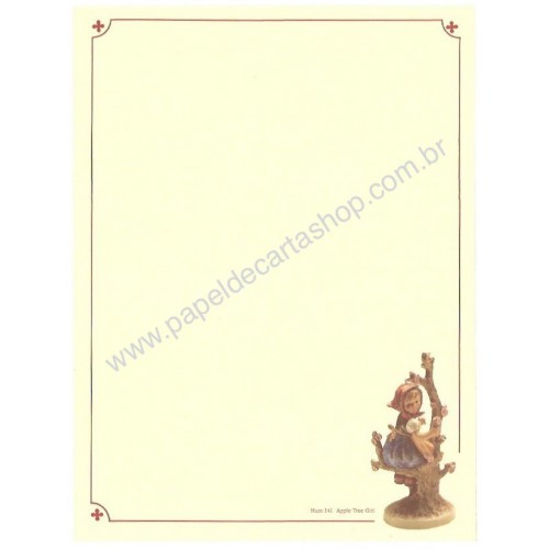 Papel de Carta Hum 141 - Apple Tree Girl
