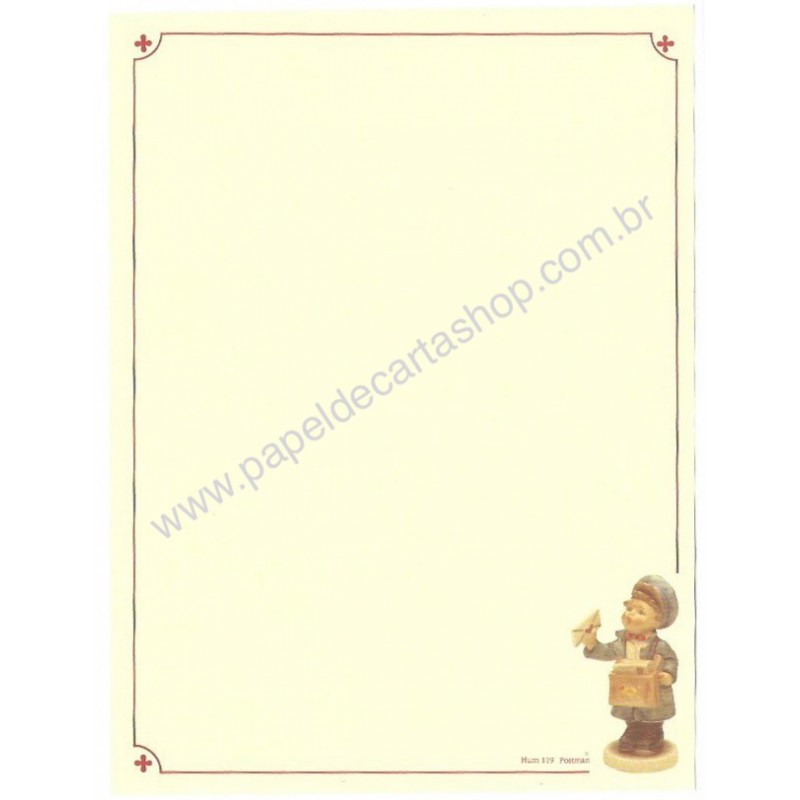 Papel de Carta Hum 119 - Postman