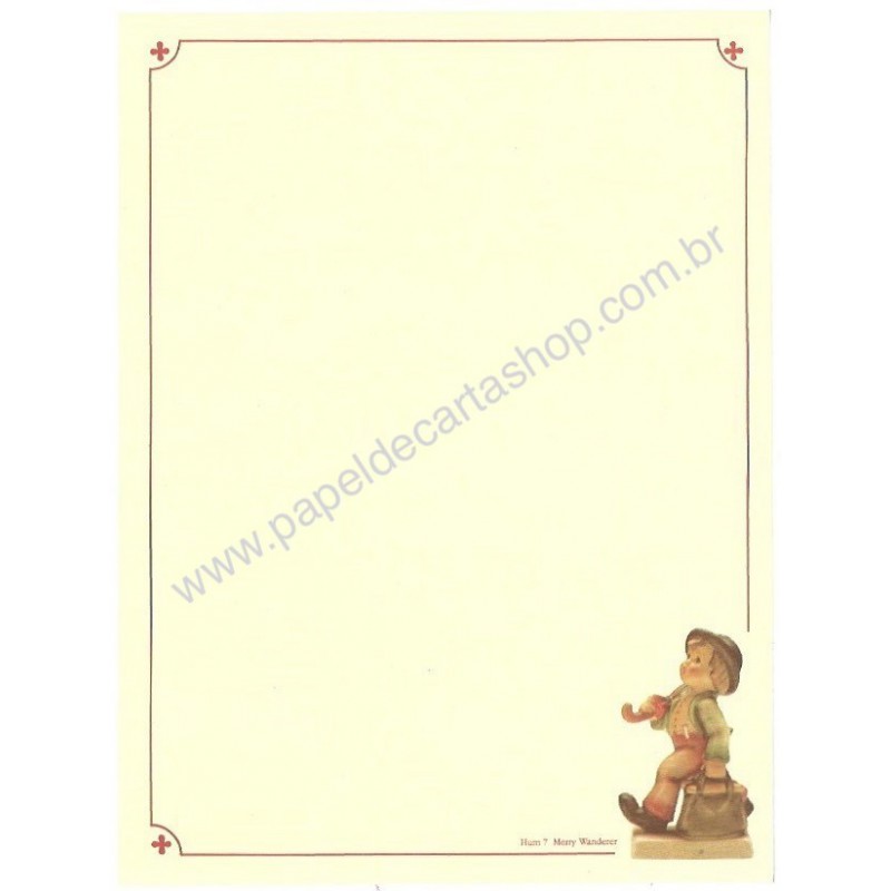 Papel de Carta Hum 7 - Merry Wanderer