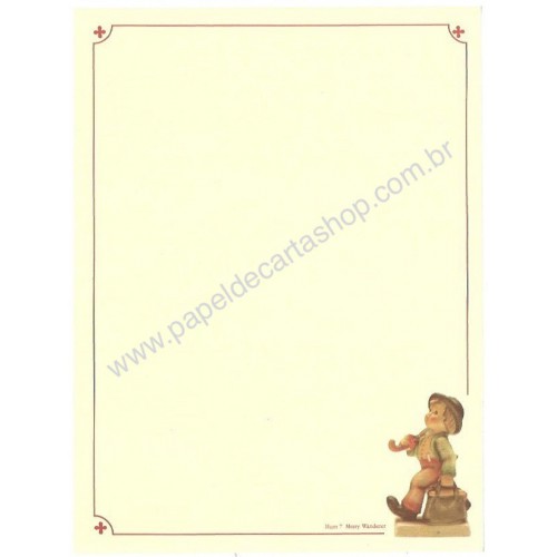 Papel de Carta Hum 7 - Merry Wanderer