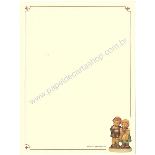 Papel de Carta Hum 220 - We Congratulate