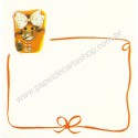 Papel de Carta Antigo Barbi Sargent Halo RED1