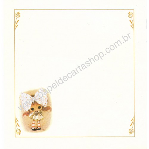 Papel de Carta Antigo Barbi Sargent Halo RED4