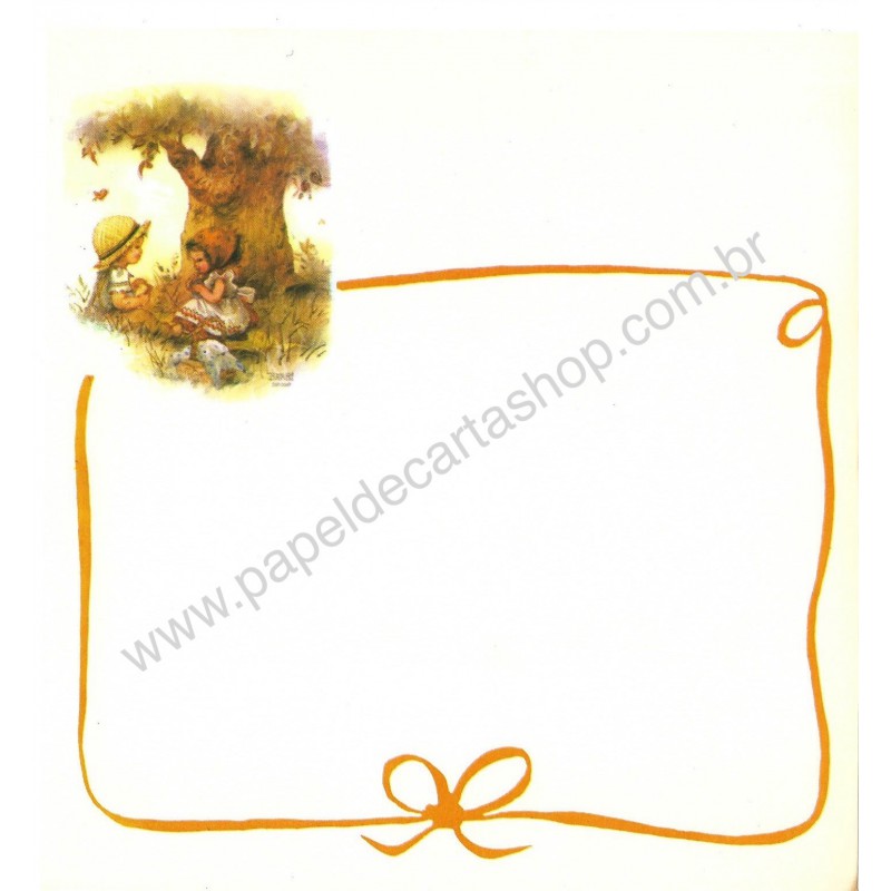 Papel de Carta Antigo Barbi Sargent Gretchen CLA3