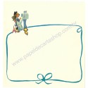 Papel de Carta Antigo Barbi Sargent Miss Blue 3