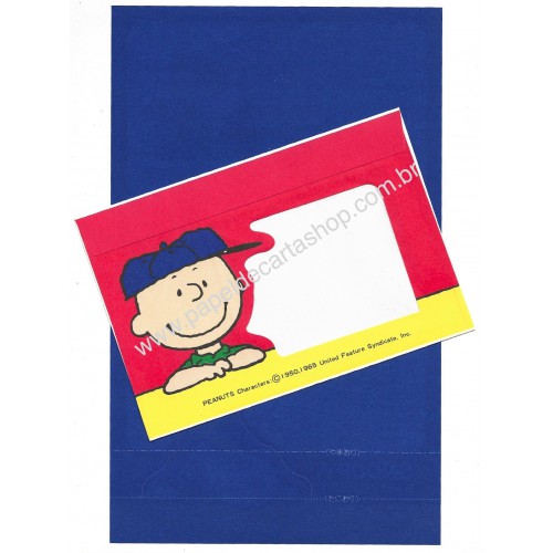 Conjunto de Papel de Carta Original Antigo Snoopy Peanuts CAZ Japan