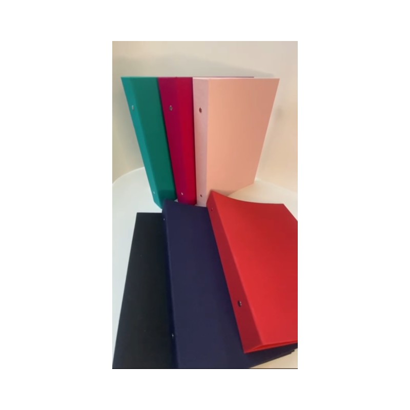 Pasta PINO TECIDO Colors A4 ROSA CHÁ Organização de Papéis de Carta