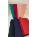 Pasta PINO TECIDO Colors A4 ROSA CHÁ Organização de Papéis de Carta