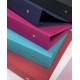 Pasta PINO TECIDO Colors A4 ROSA FÚCSIA Organização de Papéis de Carta