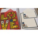Pasta & Coleção de Papéis de Carta Antigos Importados