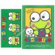 Ano 1989. Conjunto de Papel de Carta Keroppi CVD Vintage Sanrio