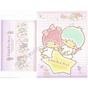 Ano 2012. Kit 2 Conjuntos de Papel de Carta Little Twin Stars Sanrio