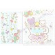 Ano 2012. Kit 2 Conjuntos de Papel de Carta Little Twin Stars Sanrio