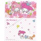 Ano 2004. Kit 6 Notas My Melody Sanrio