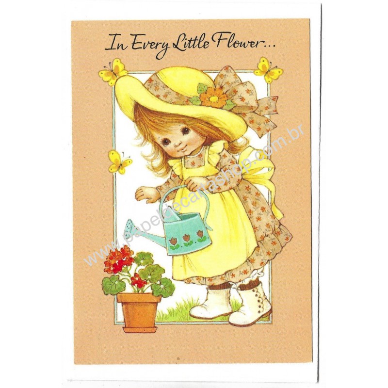 Notecard Importado Little Flower Olympicards USA