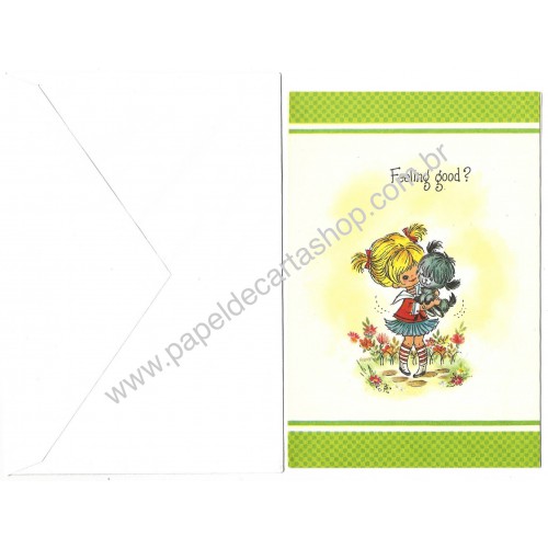 Kit 2 Notecards Antigos Importados Feeling Good