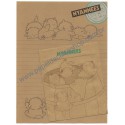 Conjunto de Papel de Carta Antigo (Vintage) Nyanneess MIDORI JAPAN