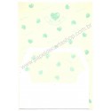 Conjunto de Papel de Carta Antigo (Vintage) Petit Heart CVD LYRIC JAPAN