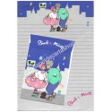 Conjunto de Papel de Carta Antigo (Vintage) Pink & Mint Japan