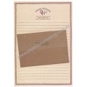 Conjunto de Papel de Carta Antigo (Vintage) Safari Friends