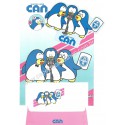 Conjunto de Papel de Carta Antigo (Vintage) Suntory Beer CAN CAZ