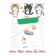 Conjunto de Papel de Carta Antigo (Vintage) Tora Kuro & Kigi