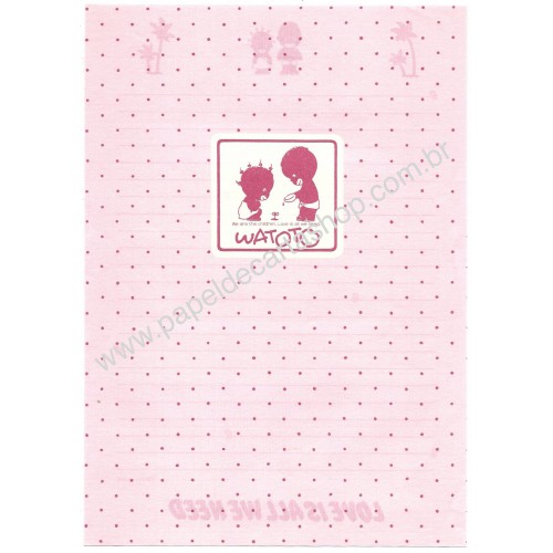 Conjunto de Papel de Carta Antigo (Vintage) WATOTO Tokyo Queen