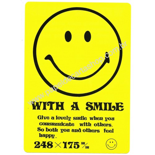 Conjunto de Papel de Carta Antigo (Vintage) With A Smile JAPAN