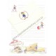 Conjunto de Papel de Carta Antigo Importado Little John JAPAN