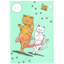 Conjunto de Papel de Carta Vintage What's Michael JAPAN
