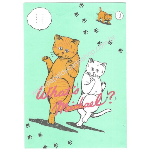 Conjunto de Papel de Carta Vintage What's Michael JAPAN