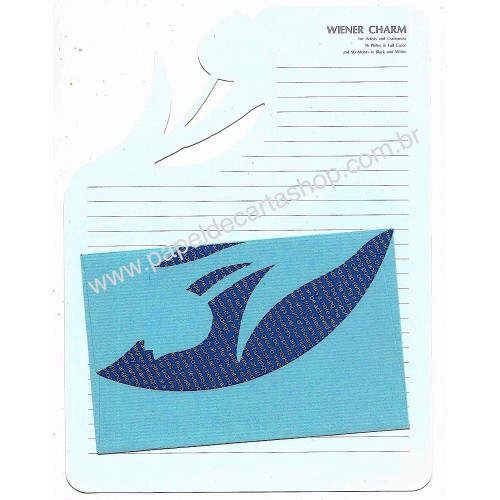 Conjunto de Papel de Carta Vintage Wiener Charm Japan