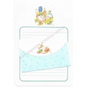 Conjunto de Papel de Carta Vintage Chick JAPAN
