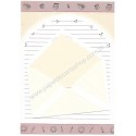Conjunto de Papel de Carta Vintage Mary's Collection CLA YUKARI JPN