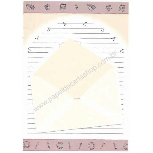Conjunto de Papel de Carta Vintage Mary's Collection CLA YUKARI JPN