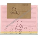 Conjunto de Papel de Carta Vintage Chanoma Guma JAPAN
