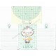 Conjunto de Papel de Carta Vintage Charming Lulu CVD Sunbeam JPN