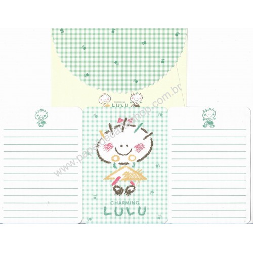 Conjunto de Papel de Carta Vintage Charming Lulu CVD Sunbeam JPN