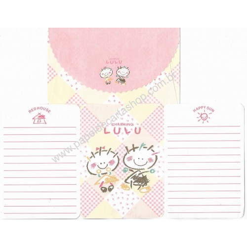 Conjunto de Papel de Carta Vintage Charming Lulu CRS Sunbeam JPN