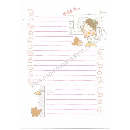 Conjunto de Papel de Carta Vintage MNNN YÜKARI JPN