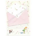Conjunto de Papel de Carta Antigo (Vintage) Doll CRS Lyric Japan