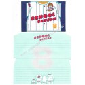 Conjunto de Papel de Carta Vintage School BanBan CAZ Kutsuwa JAPAN