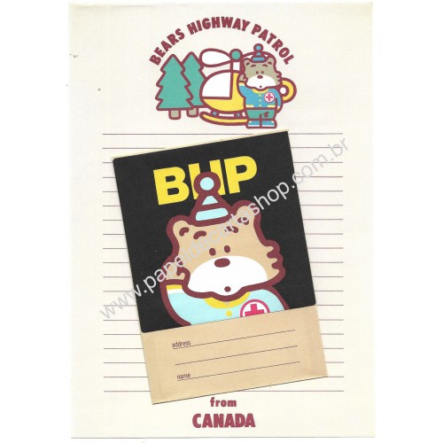 Conjunto de Papel de Carta Vintage BHP CVM Canada Ann Co JAPAN