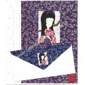 Kit CAPA & Conjunto de Papel de Carta Antigo (Vintage) GUEIXA 03 JPN
