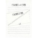 Conjunto de Papel de Carta Vintage Nyan 2 Town Color YÜKARI JAPAN