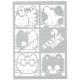 Conjunto de Papel de Carta Vintage Nyan 2 Town Color YÜKARI JAPAN