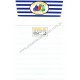 Conjunto de Papel de Carta Vintage Viva Vegetarian 100% Freshness