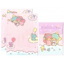 Ano 2014. Conjunto de MINI-Papel de Carta Little Twin Stars Stars Sanrio
