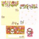Ano 2000. Conjunto de Papel de Carta CoroCoroKuririn LA Sanrio